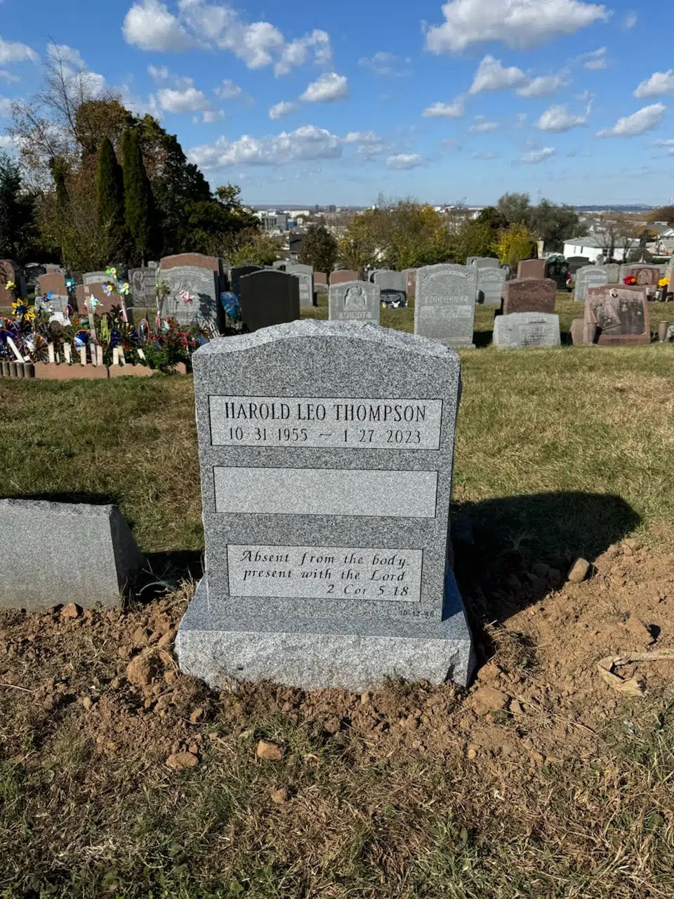 Granite Garden Memorial Bench hand-carved by Garden Bench Memorials in NJ — image 8